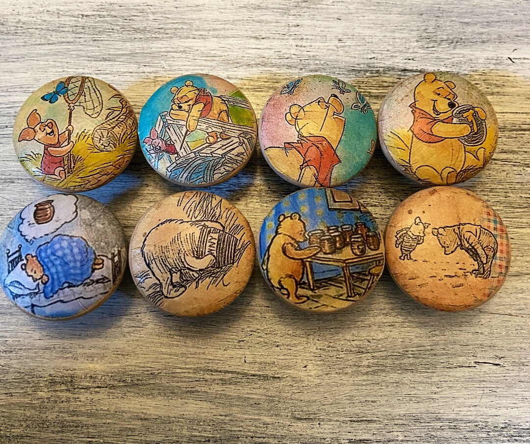 Winnie the Pooh Storyteller Knobs Drawer Pulls Set of 8