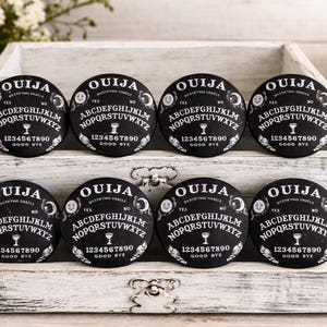 Ouija Board Cabinet Knobs Handmade Wood Drawer Pulls