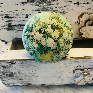 Van Gogh Art Theme Handmade Wood Cabinet Knobs Drawer Pulls Set of 6 image 4