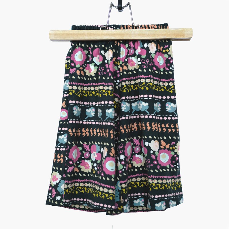 Girls Culottes Toddler Bell Bottoms Palazzo Pants Toddler Pants My Little Pony Floral Print 2T