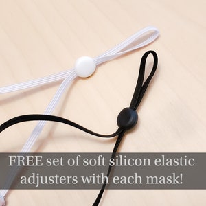 Adjustable Origami Face Mask Indigo Blossom Quality Cotton Double Layers Filter Pocket Nose Wire No Fog FREE Filter Inserts image 7