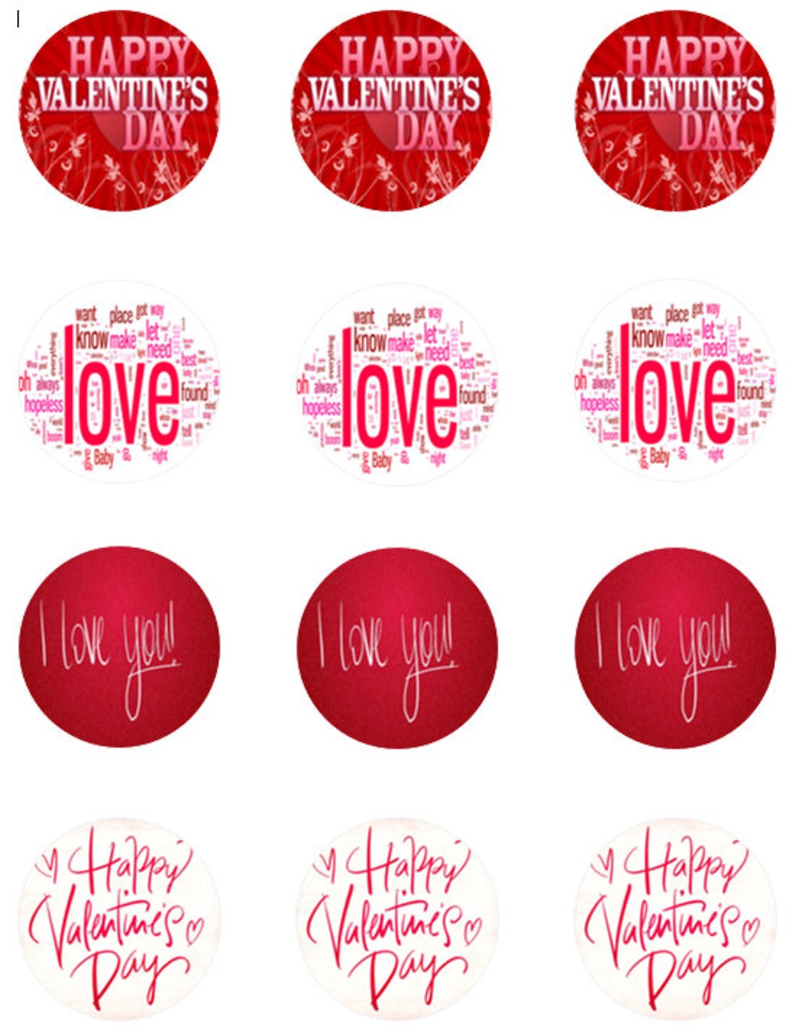 Valentine's Day Edible Images Etsy