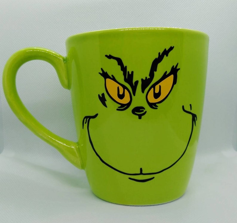 Grinch Coffee Mug | Etsy
