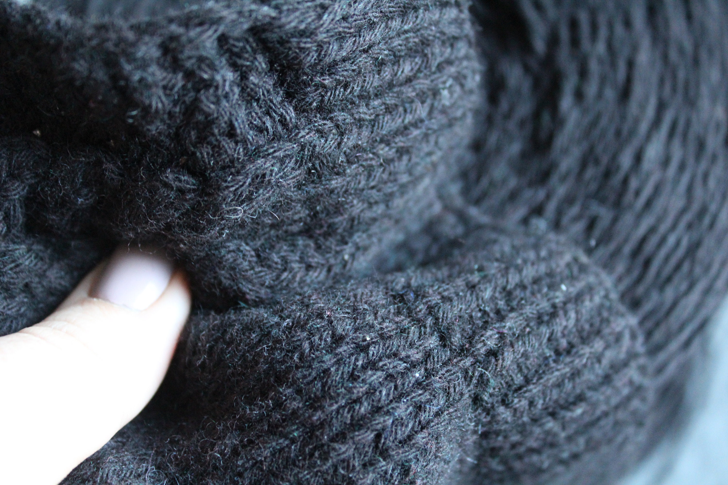 Black yak fiber yarn on cone Yak Wool Natural Mongolian Yak Etsy