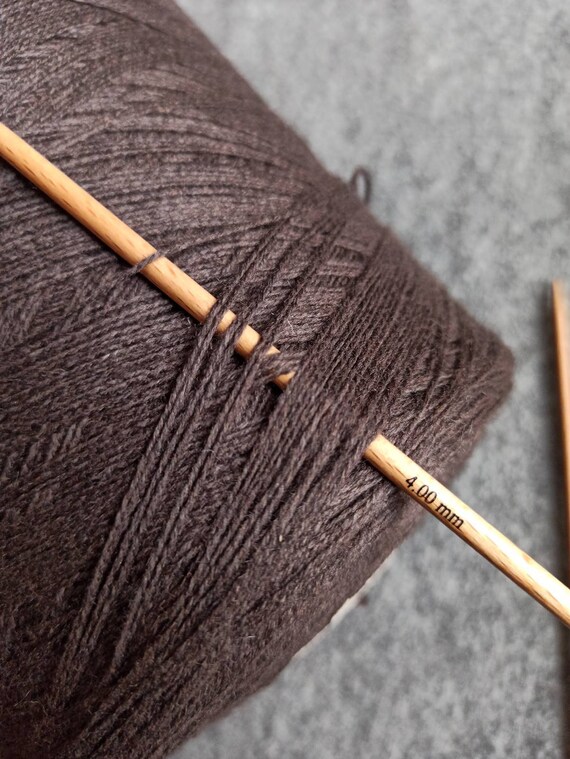 Baby yak yarn extra soft yarn brown yarn on cone yak down Etsy