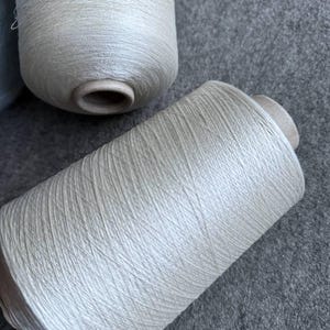 Hilo de seda morera en cono, hilo de crochet 2/60, hilo de seda para bordar, por cono