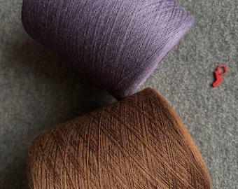 Cashmere alpaca yarn on cone, lace cashmere yarn, machine knitting yarn, per cone