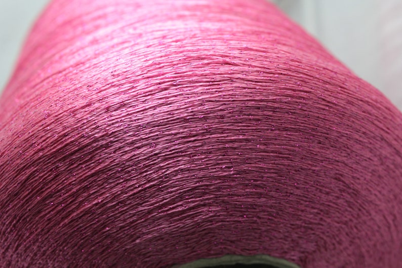 Igea Strass Lurex Yarn on Cone Lace Weight 1367 Yards per Etsy