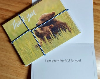 Bear-y Thankful Cards