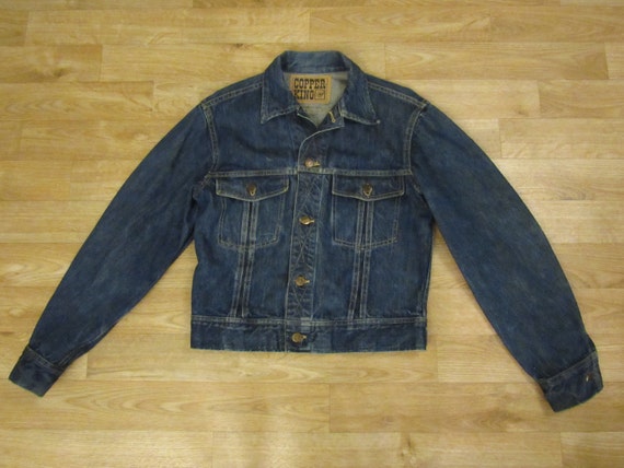 Vintage Copper King 1960's denim jacket trucker ja