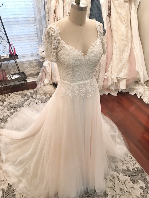 heavily beaded dress