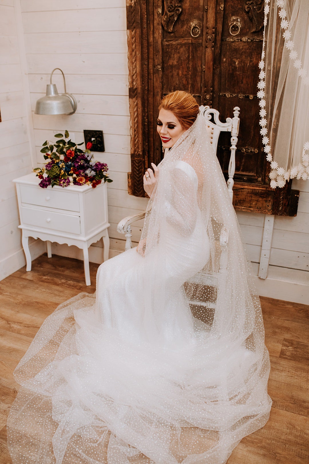 NEW Berta 16-27 Sparkly Veil BERTA Veil main image 2