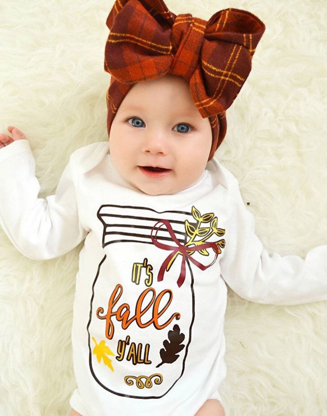 It's Fall Y'all Baby Girl Fall Shirt Girls Fall Etsy