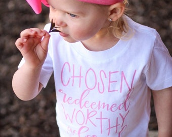 Christian Shirt for Girls | Girls Inspirational Shirt | Baby Girl Shirt | Valentine Shirt for Girls | Baby Girl Valentine Shirt