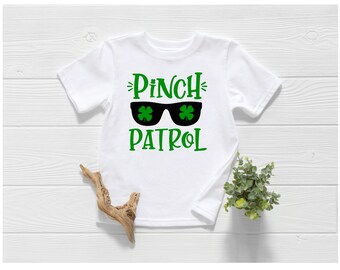 St Patricks Day Shirts, Pinch Patrol Shirt, St Paddy Shirt, Boys St Patricks Shirt, Pinch Patrol St Patricks Shirt, St Patrick Boys Shirts