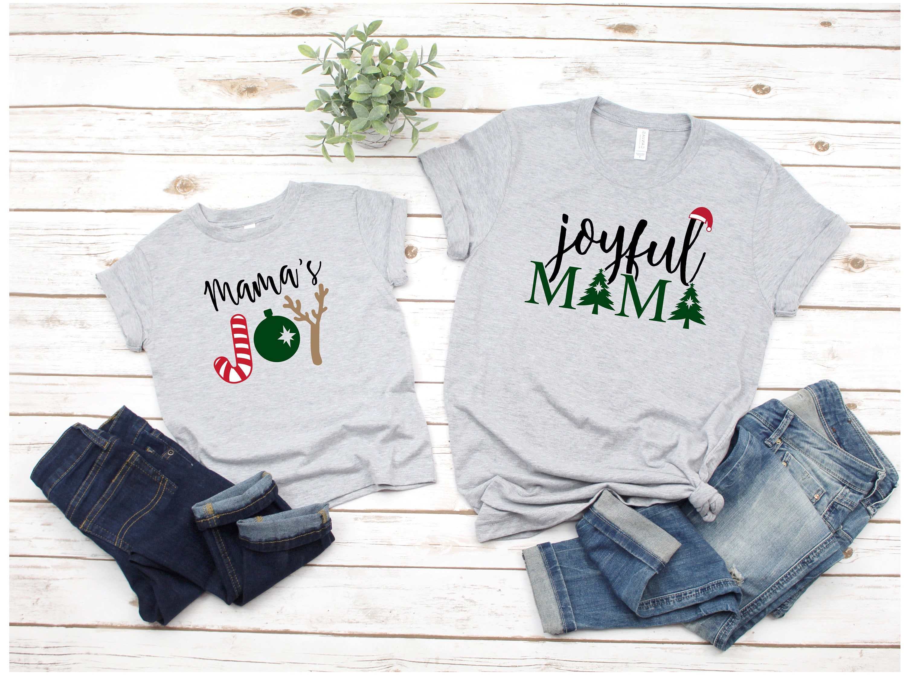 Mommy daughter christmas shirts deals