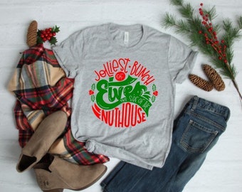 Kids Christmas Shirt | Adult Christmas Shirt | Funny Christmas Shirt | Matching Family Shirts | Christmas Vacation Shirts | Jolliest Bunch