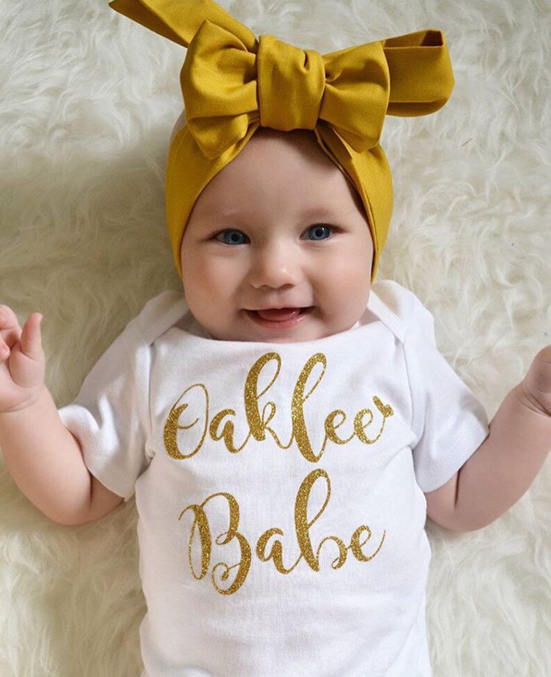 Baby Girl Personalized Bodysuit Infant Bodysuit Coming Etsy