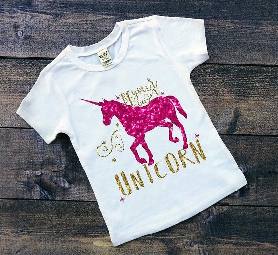 camiseta de unicornio para niña