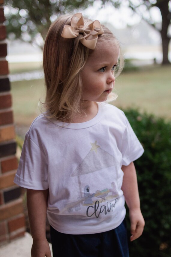 Baby girl christmas shirt hotsell