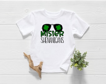 St Patricks Day Shirts, Mister Shenanigans Shirt, St Paddy Shirt, Boys St Patricks Shirt, Shenanigans St Patricks Shirt, St Patrick Boys Shi