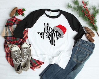 Christmas Shirts | Womens Christmas Shirt | Christmas Shirt for Girls | Texas Christmas Shirt | Merry Christmas Y'all |