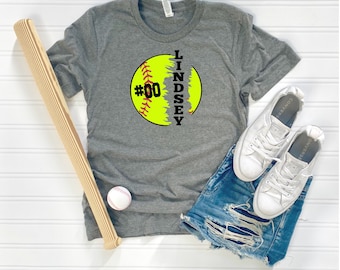 Softball shirts, Softball Mom Shirt, Personalizes Softball Shirt, Softbal Dad Shirt, Softball Sister, Softball Brother, Softball Aunt, Mimi