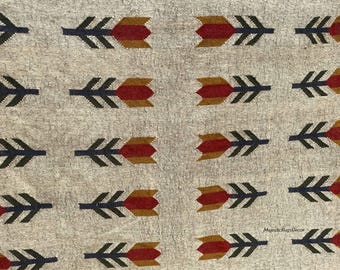 Stair Vintage kilim Runner Rug, Handwoven Wool Jute Rug, Handmade, Kilim Dhurrie Rug, Traditional Eco Friendly Geometric Pattern Custom Rug,