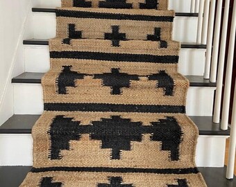 Hennep Jute Runner Trap Hennep Gang Decor Hennep Jute Runner Hennep Voor Boerderij Aangepast Formaat Hennep Tapijt, traploper