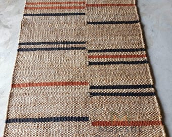 Natural  Hemp Jute Runner Hemp Hallway Decor Hemp Jute Runner Hemp For Farmhouse Custom Size Hemp Carpet,Stair Runner