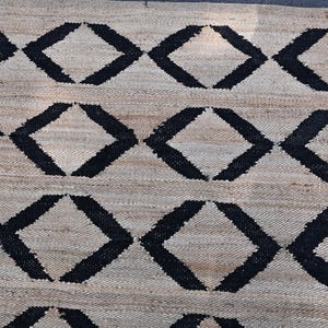 Handwoven Hemp & Jute Rug, The Natural Weave Rug, Durable Eco Home Accent, Eco-Friendly Natural Fiber Carpet, Sustainable Handmade Floor Rug