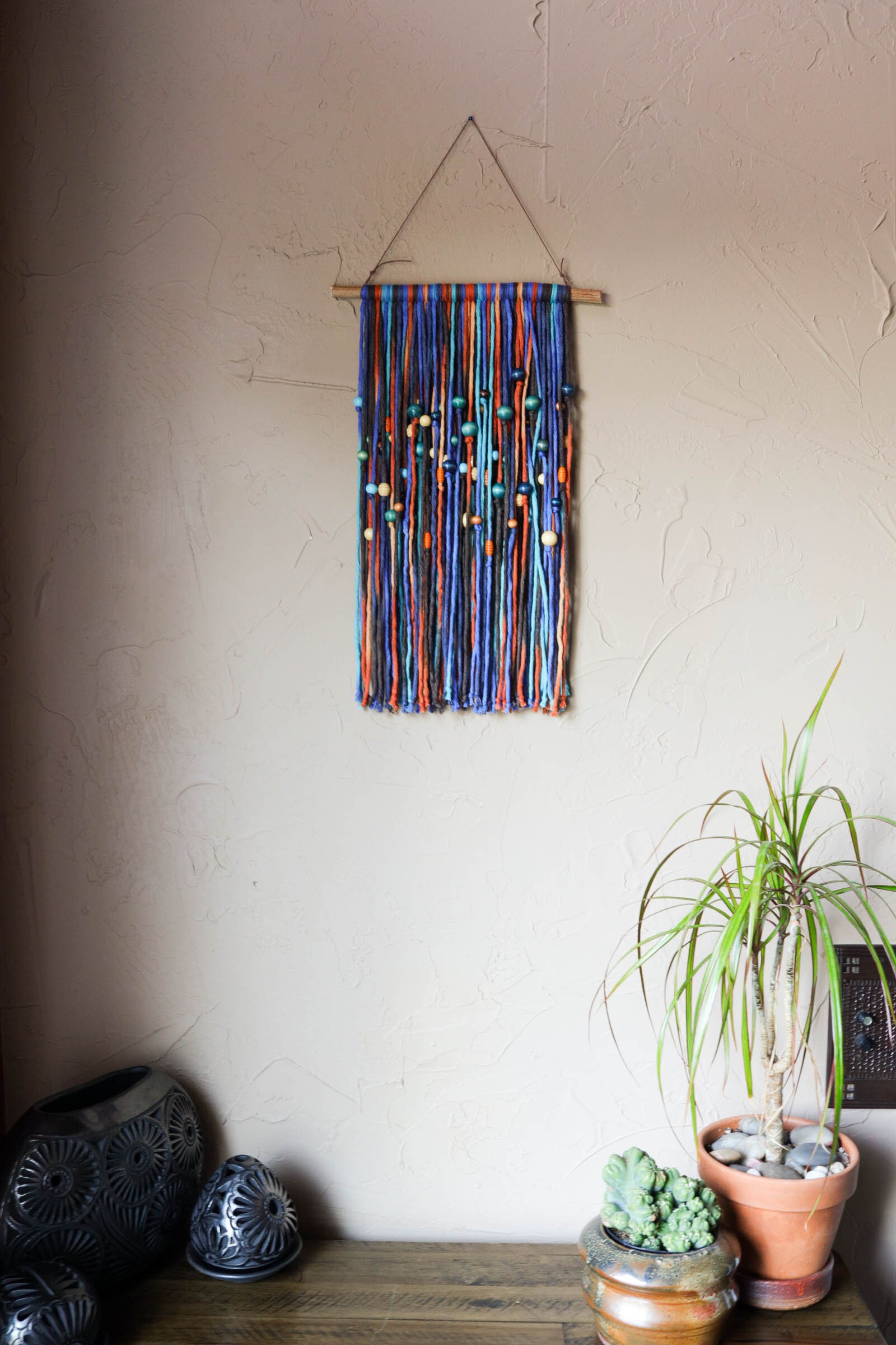 Beaded Wall Hanging Etsy
