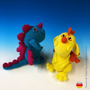 Amigurumi Drache Timmi Tilda Wunschdrachen by jennysideenreich image 3