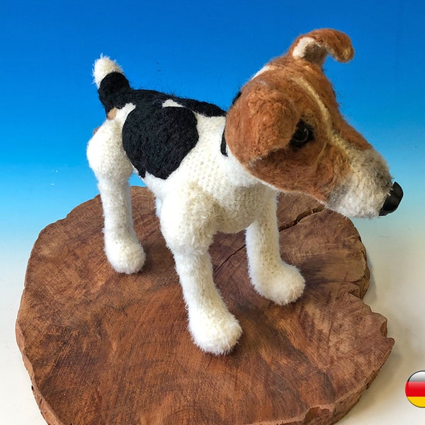 Jack Russell Terrier Amigurumi Häkelanleitung (DEUTSCH), Hund stehend häkeln, Anleitung von jennysideenreich