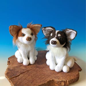 Häkelanleitung Chihuahua Amigurumi | sitzenden Hund häkeln | PDF Deutsch, Englisch, Französisch, Italienisch, Spanisch | Kein fertiges Werk