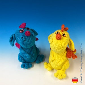 Amigurumi Drache Timmi Tilda Wunschdrachen by jennysideenreich image 2