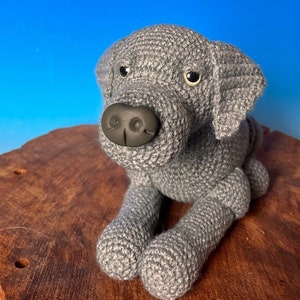 Labrador liegend eBook PDF Datei Häkelanleitung Amigurumi Hund häkeln only GERMAN PATTERN