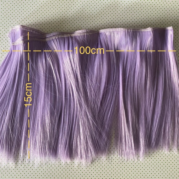 Puppenhaare Puppen Haare Perrücke für Amigurumis zum Aufnähen 15 x 100 cm 