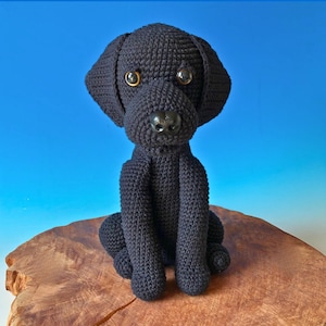 Häkelanleitung Amigurumi Labrador sitzend | PDF-Download | 5 verschiedene Sprachen | jennysideenreich