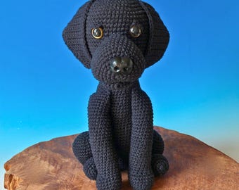 Häkelanleitung Amigurumi Labrador sitzend | PDF-Download | 5 verschiedene Sprachen | jennysideenreich