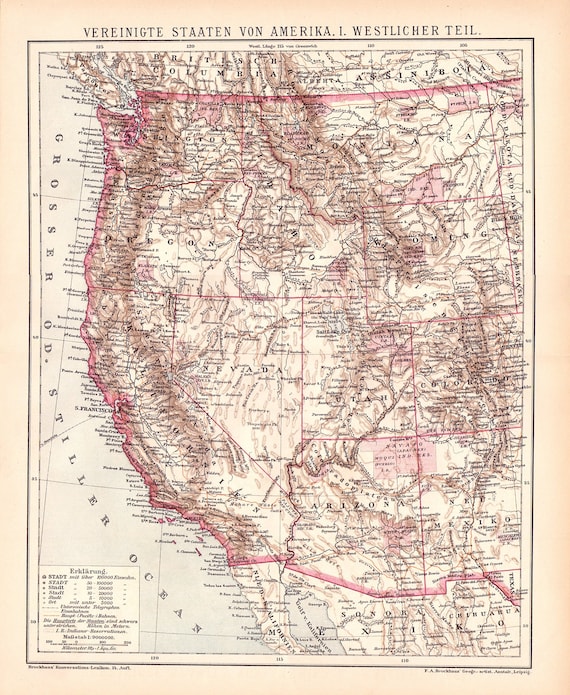 World Maps Library Complete Resources Maps Usa West Coast