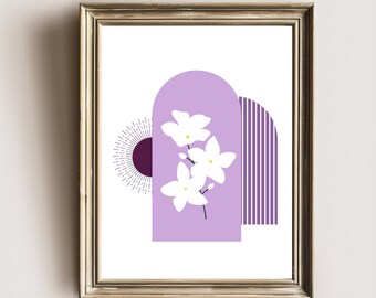 Sztuka ścienna Sampaguita | Sztuka filipińska | Grafika do druku Sampaguita | Filipińskie wydruki cyfrowe