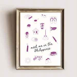 meet me in the philippines | filipino wall art | filipino traditions | filipino gift | philippines art | filipino culture