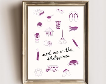 meet me in the philippines | filipino wall art | filipino traditions | filipino gift | philippines art | filipino culture