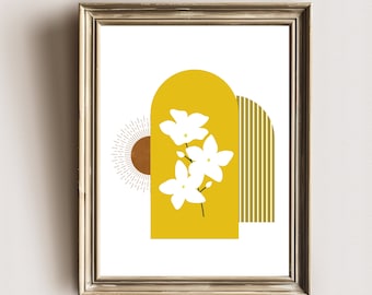Sztuka ścienna Sampaguita | Sztuka filipińska | Grafika do druku Sampaguita | Filipińskie wydruki cyfrowe
