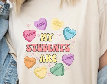 Valentines Day Teacher PNG, My Students Are Valentine Image