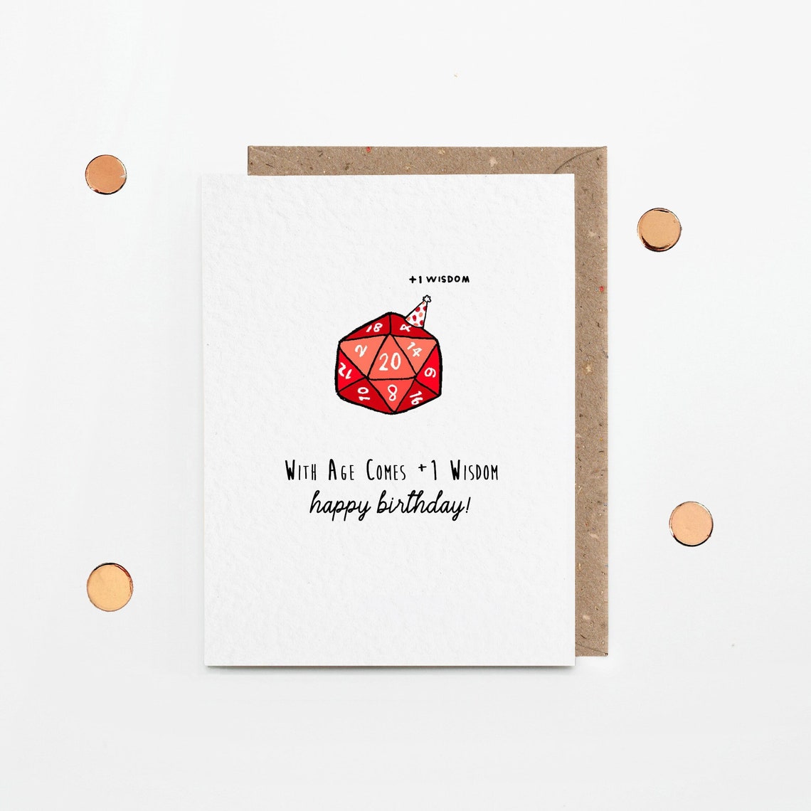 Dungeons and Dragons Birthday Card Funny D&amp;D Card for | Etsy