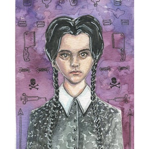 Wednesday Addams 5x7&quot;