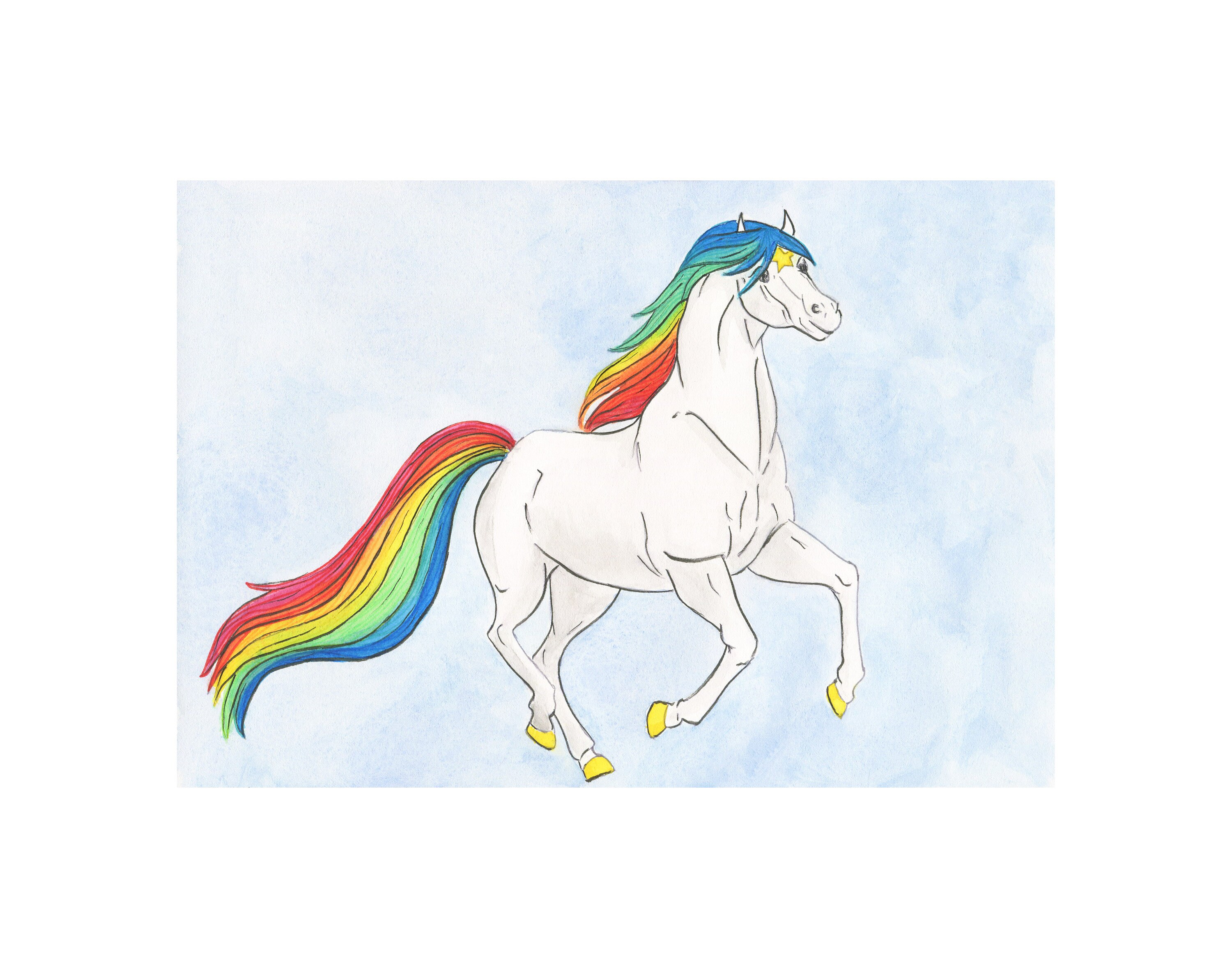 Starlite Rainbow Brite Horse Etsy