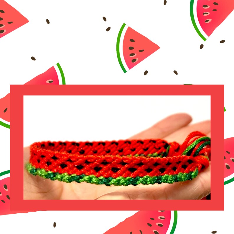Watermelon string bracelet Clearance